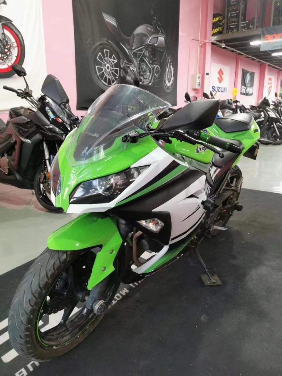 15年川崎小忍者250 abs 30周年纪念版画 改装透镜大灯 防摔