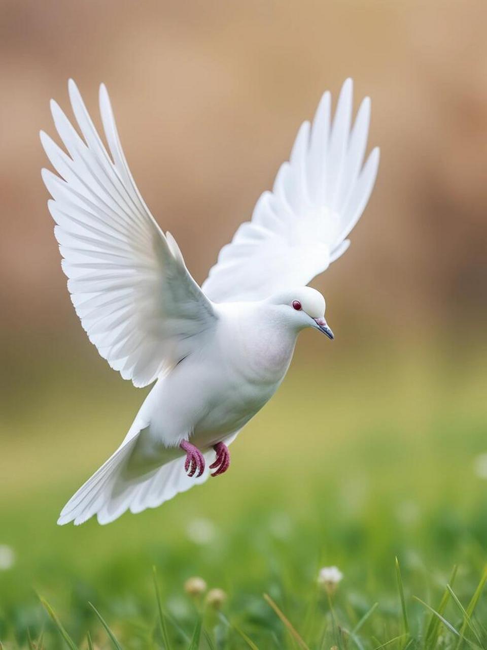 💕  🕊️ 这些鸽子有着洁白的羽毛,灵动的小眼睛,简直就是小