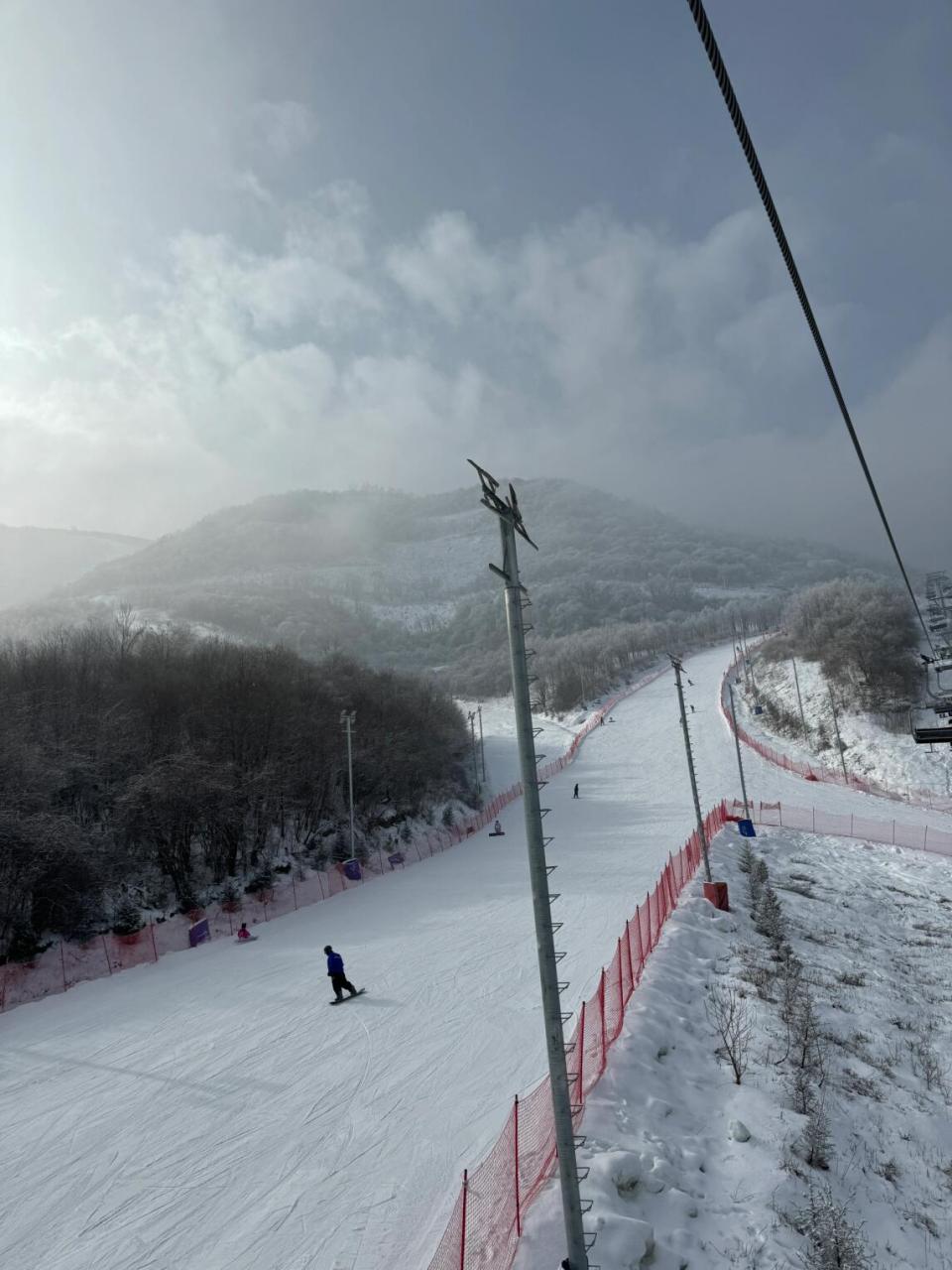 鳌山国际滑雪场图片