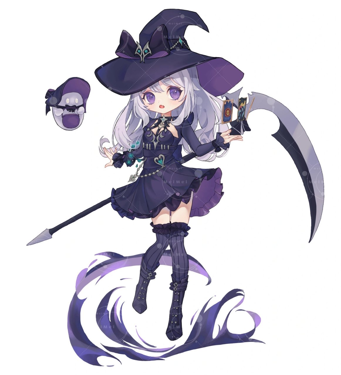 q版——魔法师 一张稿件