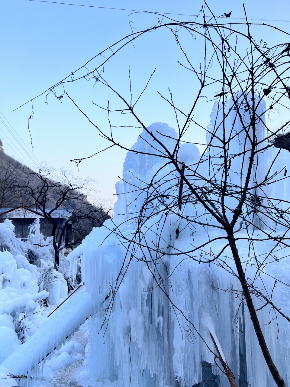 邢台仙界山7215 绝美冰瀑7415北方冬季限定977615 冬天