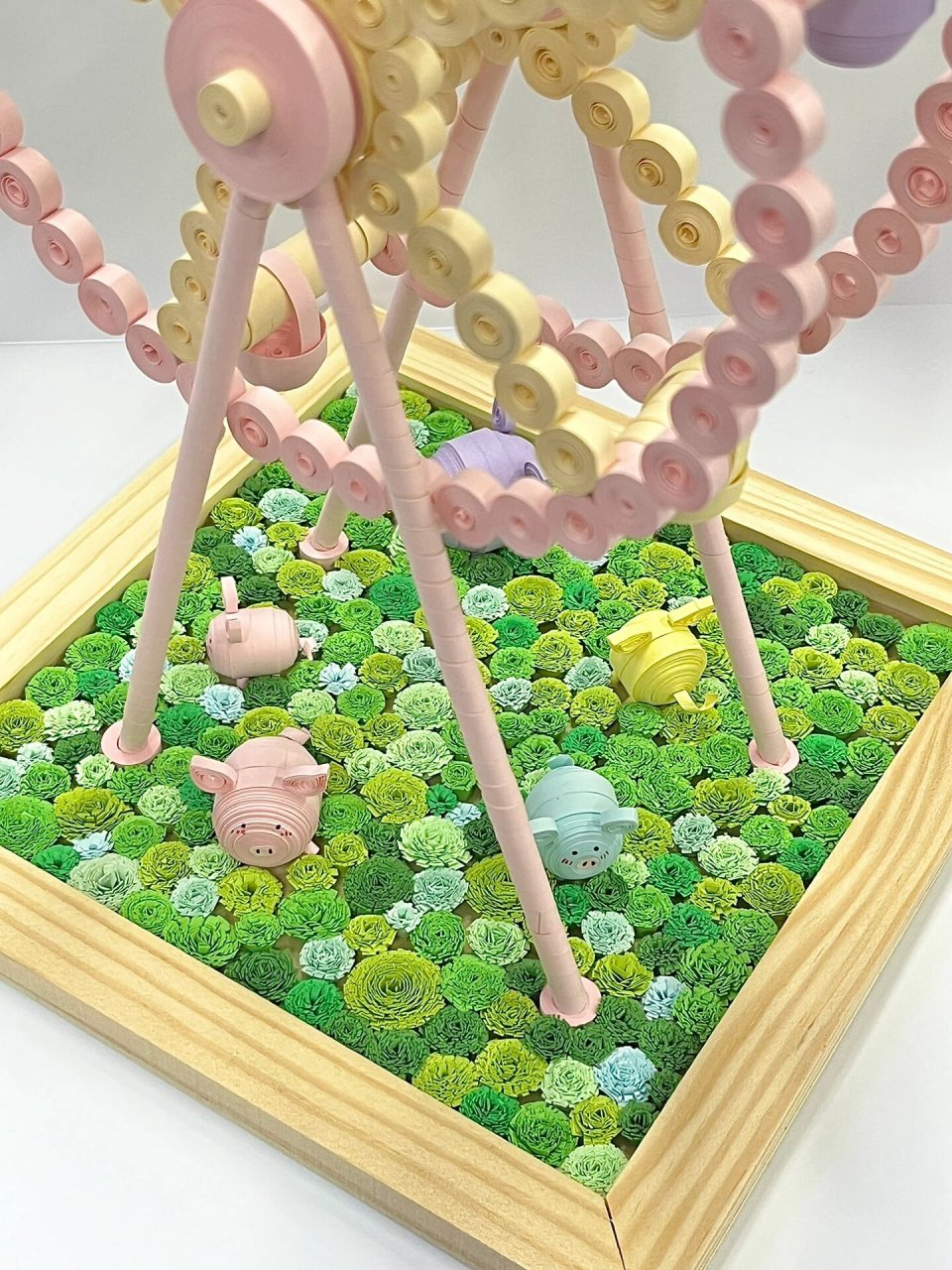 关于那些年做的衍纸作品 p1.2摩天轮 p3.