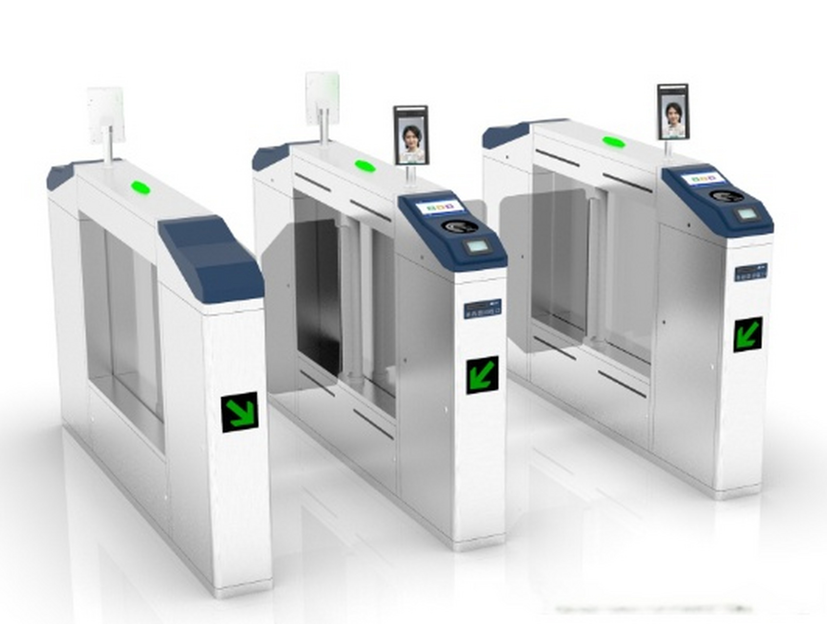 智能门禁速通门闸机是目前市场上一款颇受欢迎的先进技术出入口管理