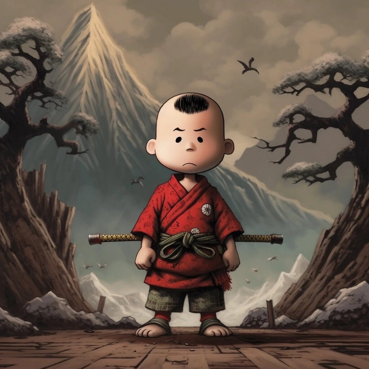 今日来个光头和尚头像系列00 #每日壁纸# #智能反诈# #每日ai鉴赏