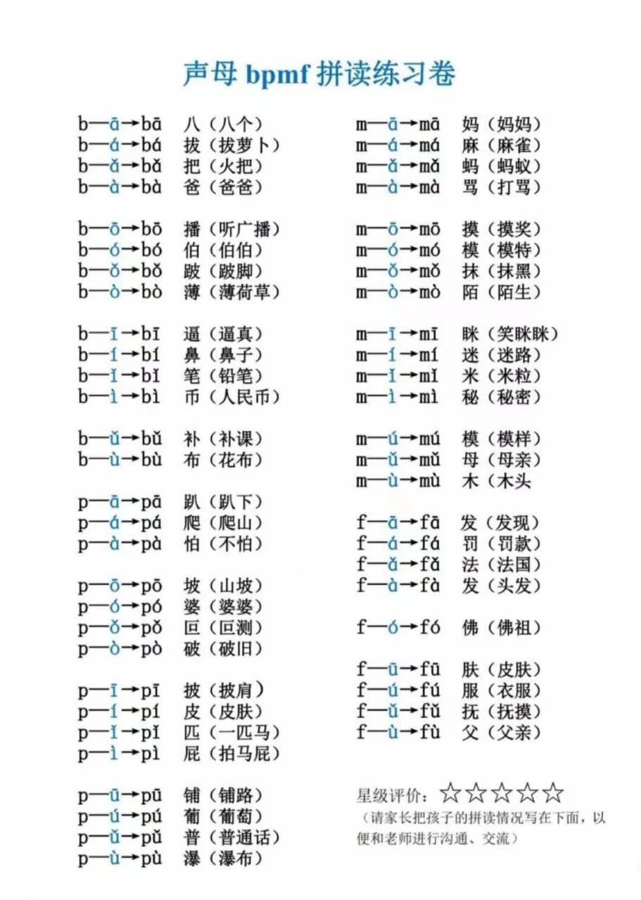 bpmf拼音26个字母图片图片