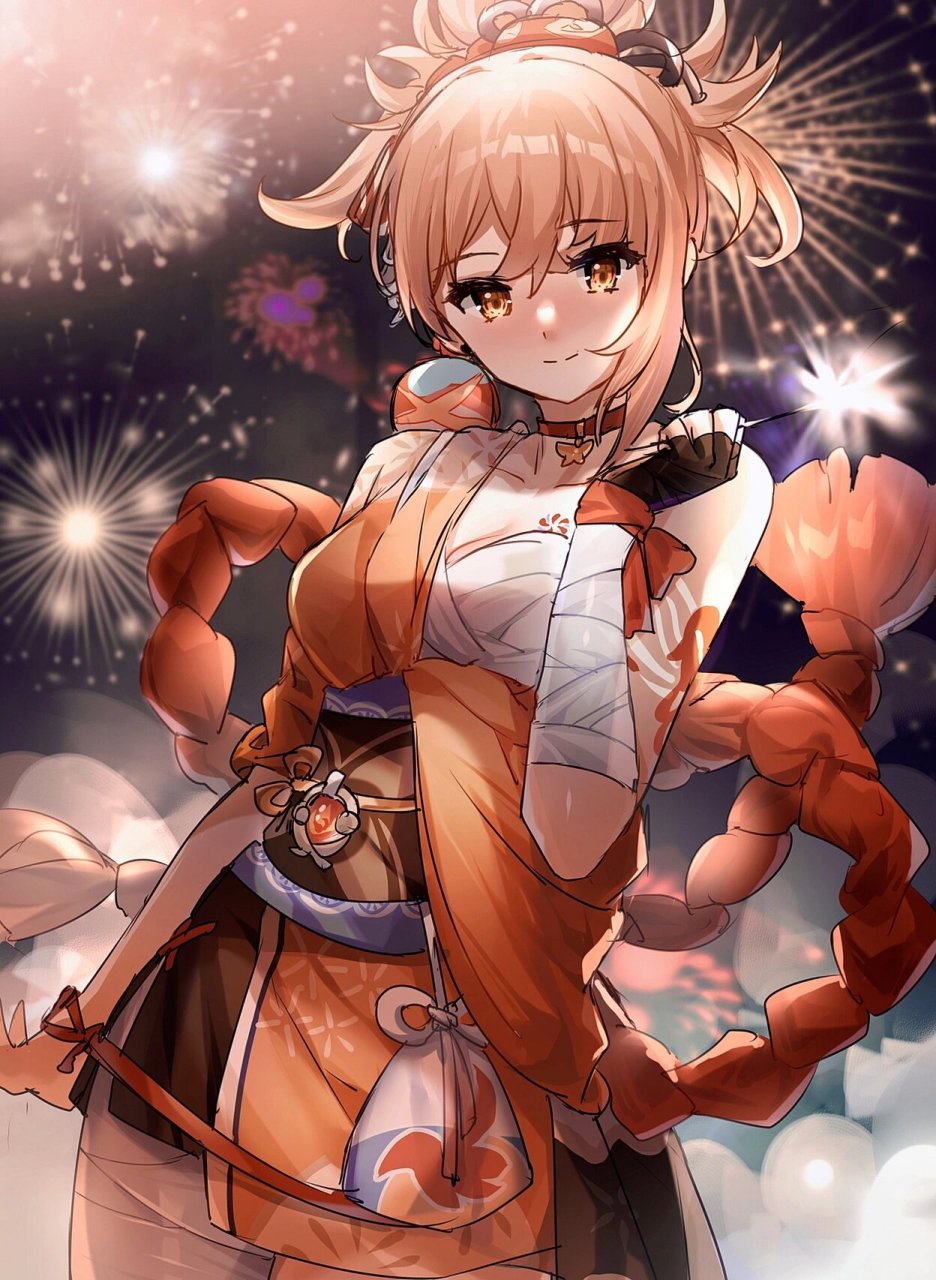 🎆捕捉一只偷偷放烟花的宵宫|原神壁纸 宵宫个人专辑💽 💃喜欢