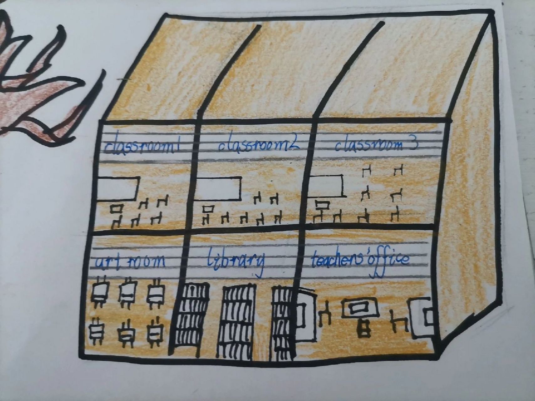 my school手抄报 my school手抄报