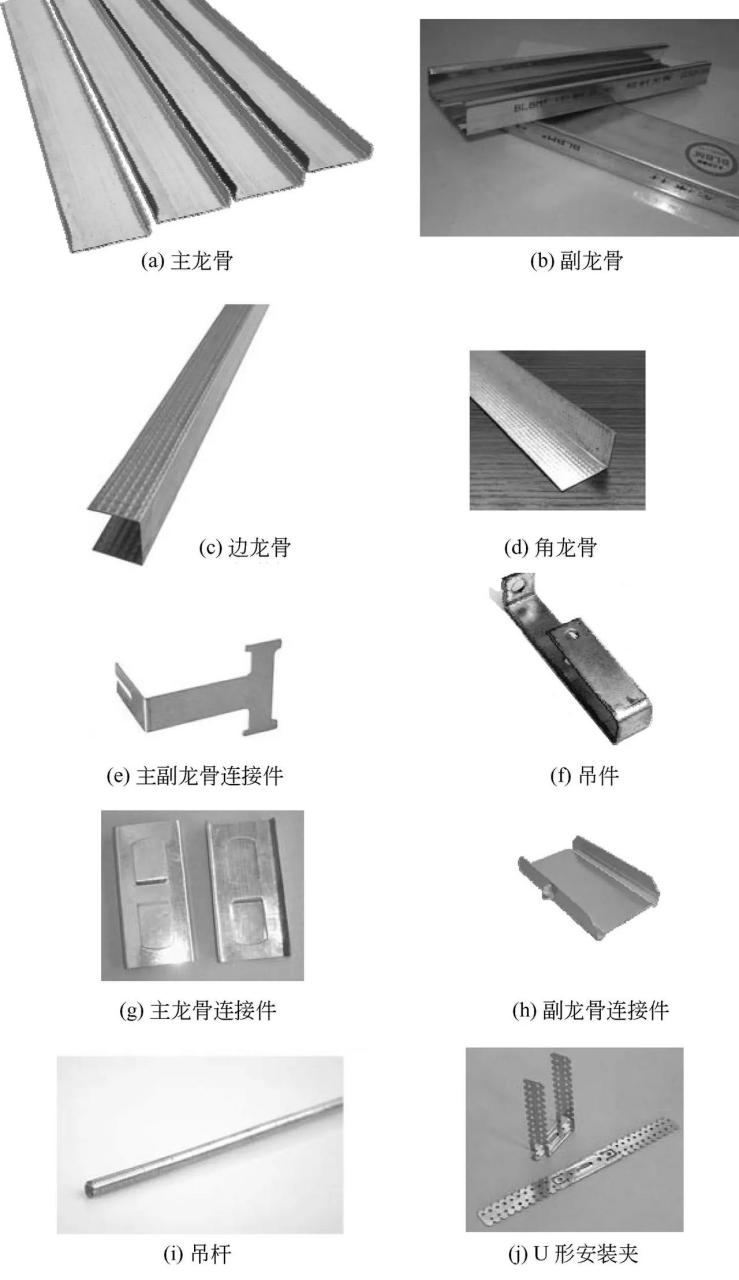 轻钢龙骨配件名称图片