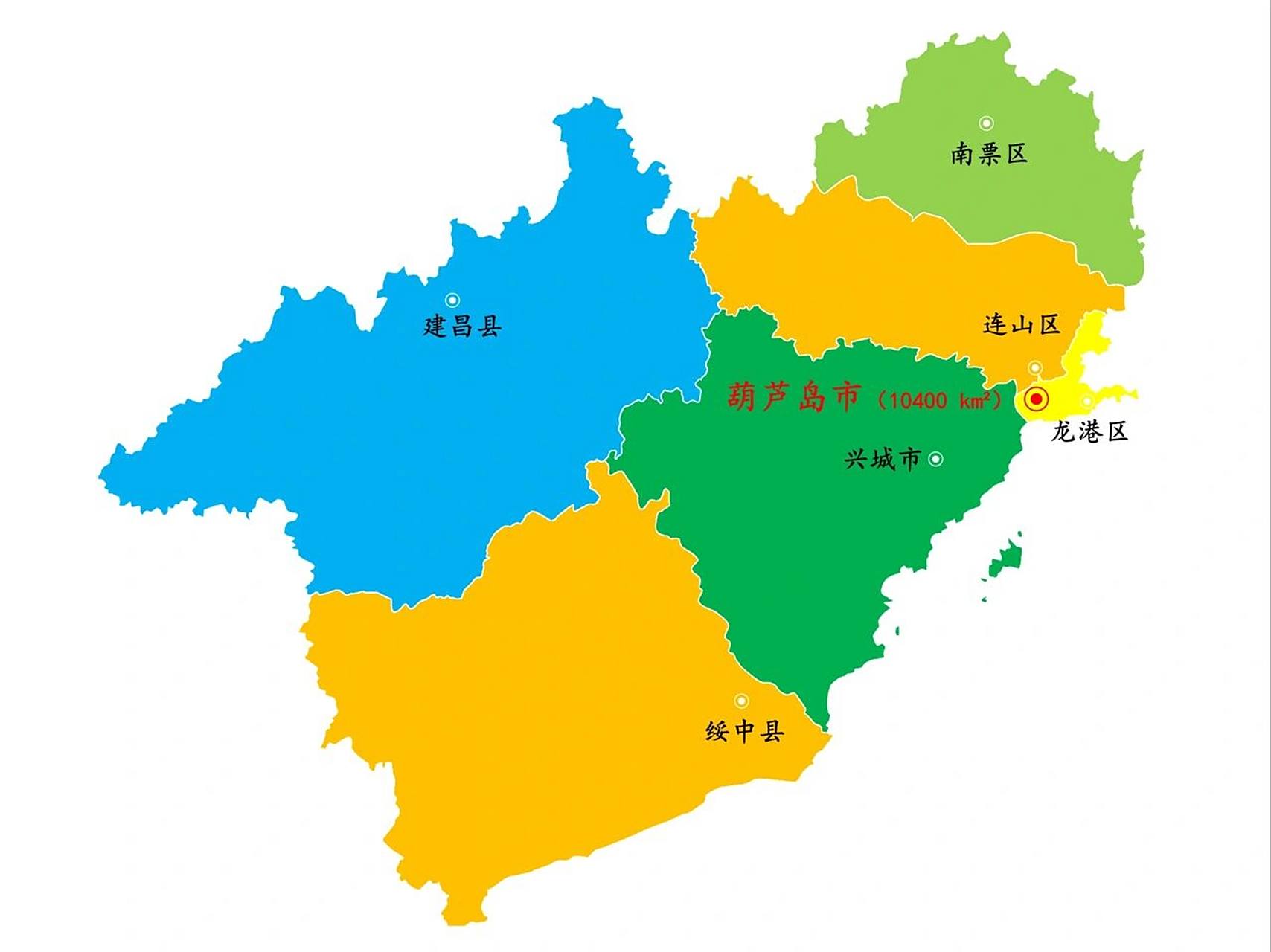 辽宁·葫芦岛市景区景点41个 下辖: 3个市辖区:连山区,龙港区,南票区