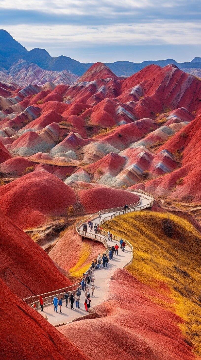 张掖七彩丹霞地貌简介图片