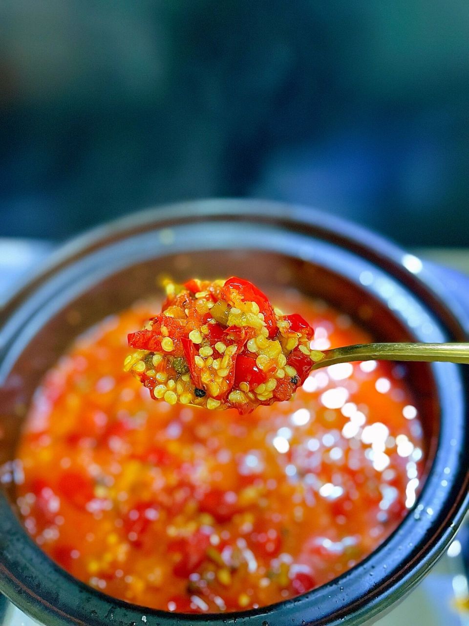 97秘制万能泡椒酱做法9215拌面拌粉都好绝 泡椒 9799灯笼椒