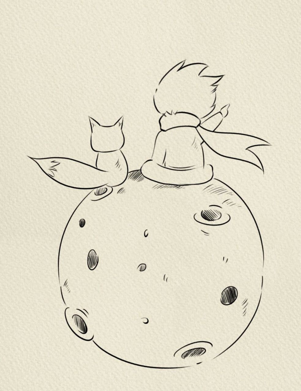 画画的日常# #简笔画教程# #寻找小红书绘画大神# #小王子# #小王佑