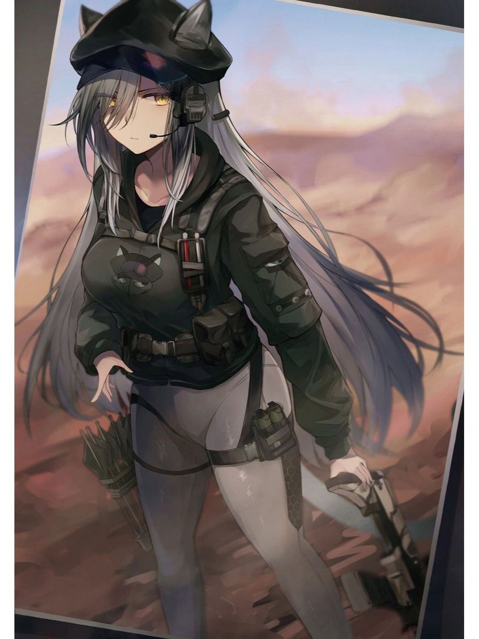 二次元美图|《明日方舟》干员黑