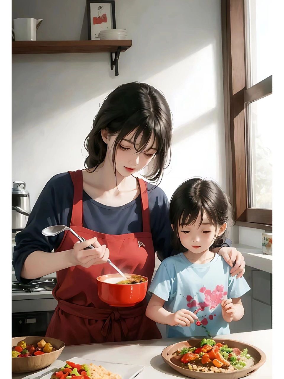 亲子头像|母女日常