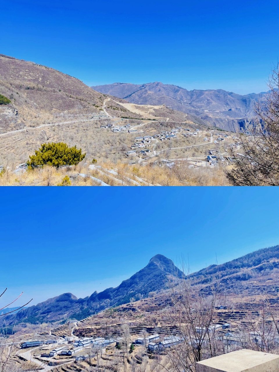 京西游97房山大安山乡93最美梯田 大安山乡位于房山区西北部深山