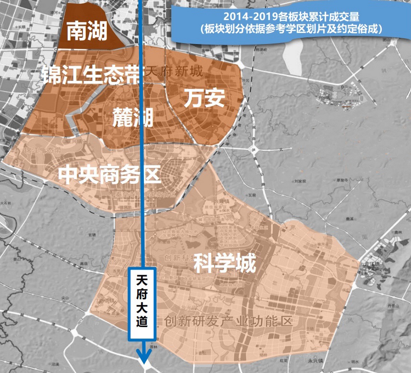 天府新区的板块,你了解几分 目前的天府新区主要的板块划分主要是6个