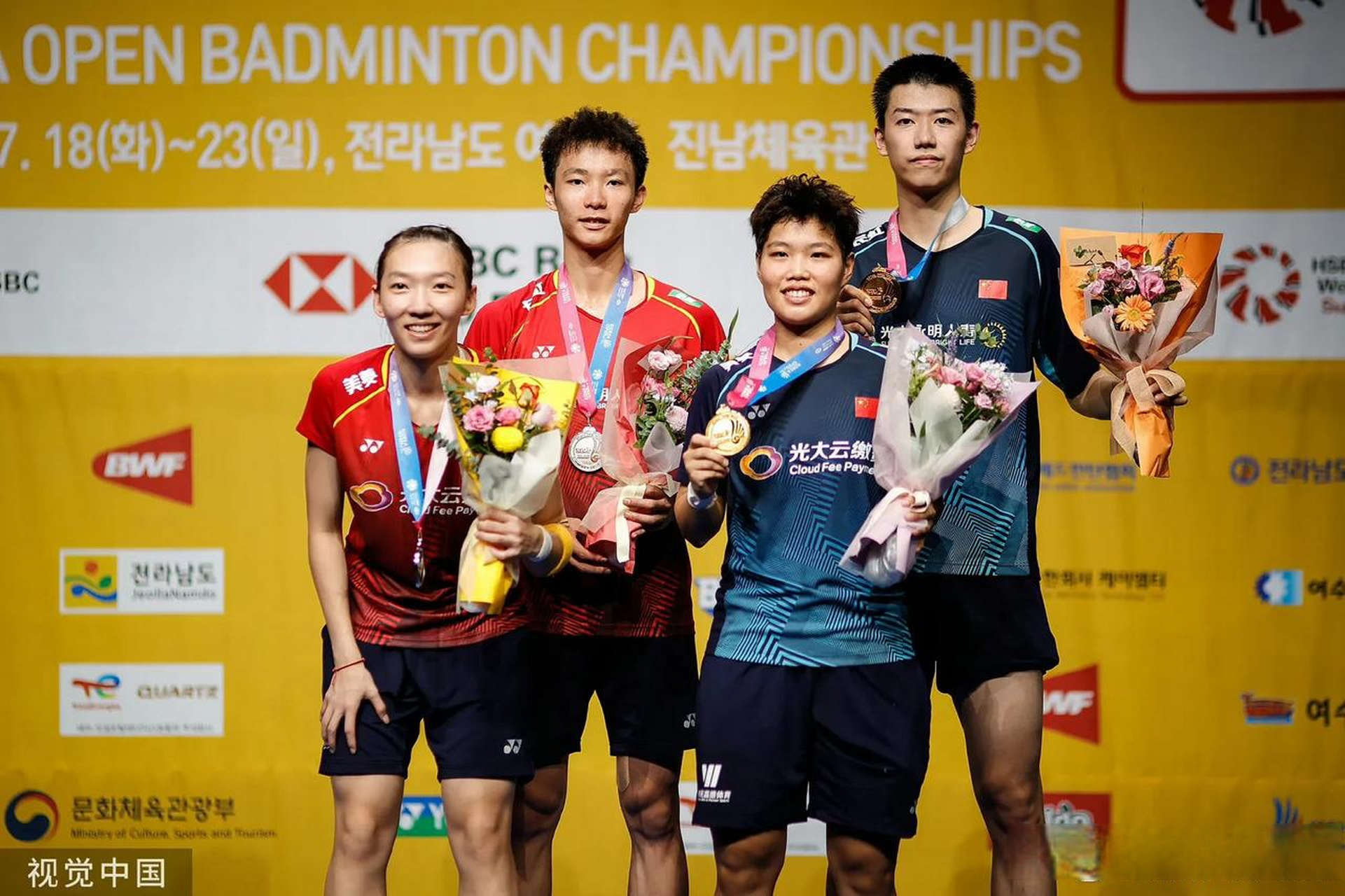 韩国赛冯彦哲黄东萍夺冠 冯彦哲黄东萍赛季第4冠 这两人虽然是新的