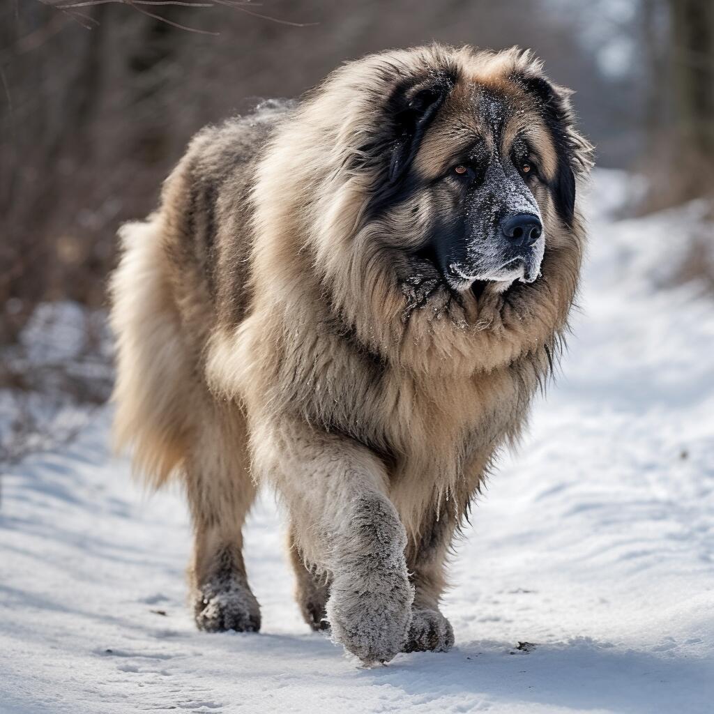 青狼图片 高加索犬图片