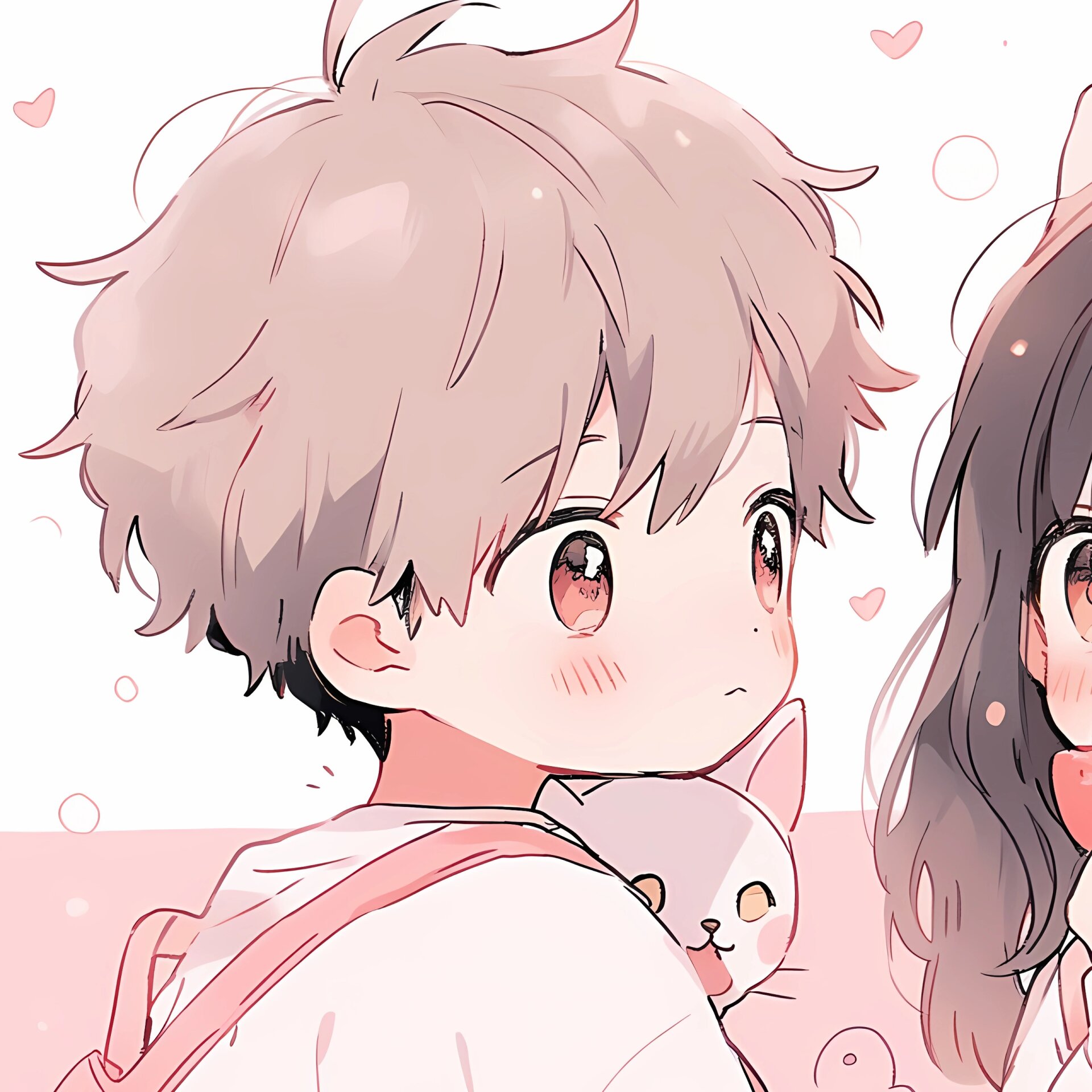 情侣头像|超可爱的粉色系情头