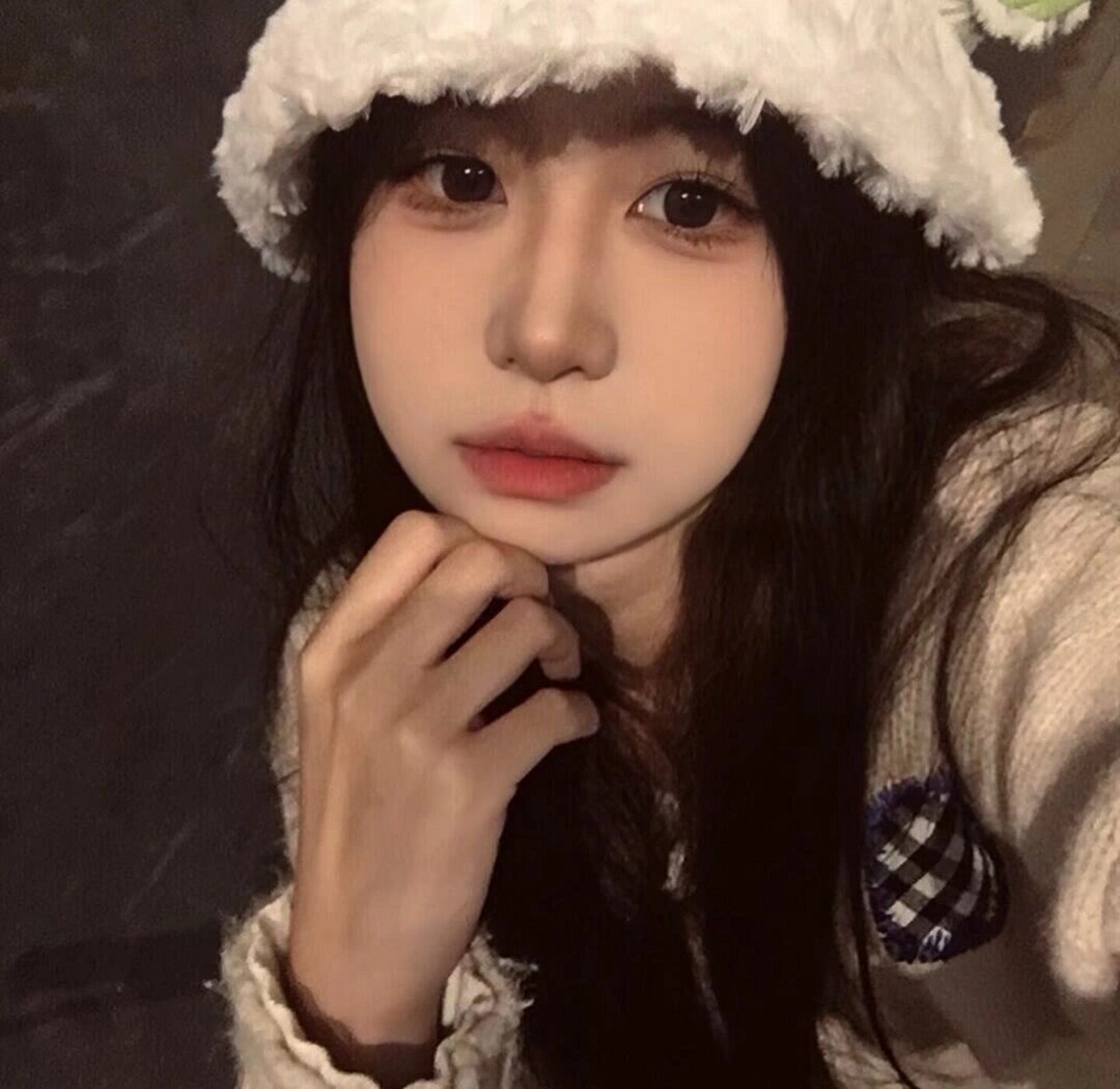 清冷系女头 开心好难平安就好