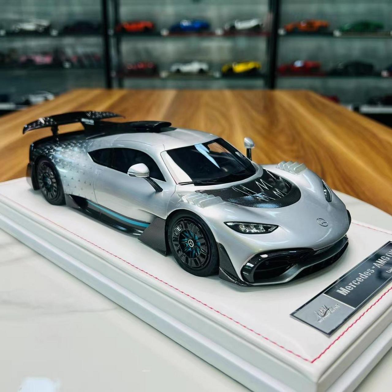 梅赛德斯奔驰 amg one 银色星辉涂装 限量版 树脂汽车模型