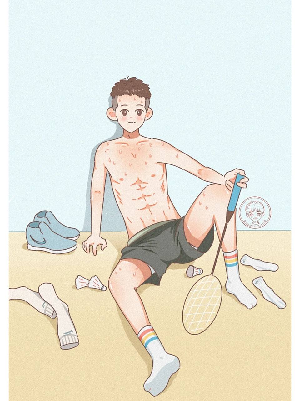 0|精瘦运动男孩(短袖90光膀 你最喜欢什么运动,可投稿约稿模特