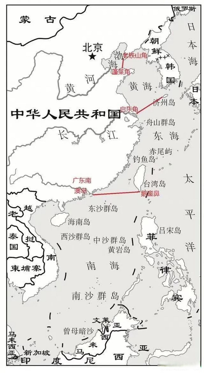 四大海域,北海在哪里?