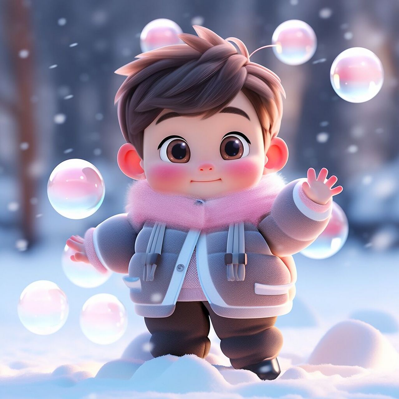 卡通可爱男孩头像