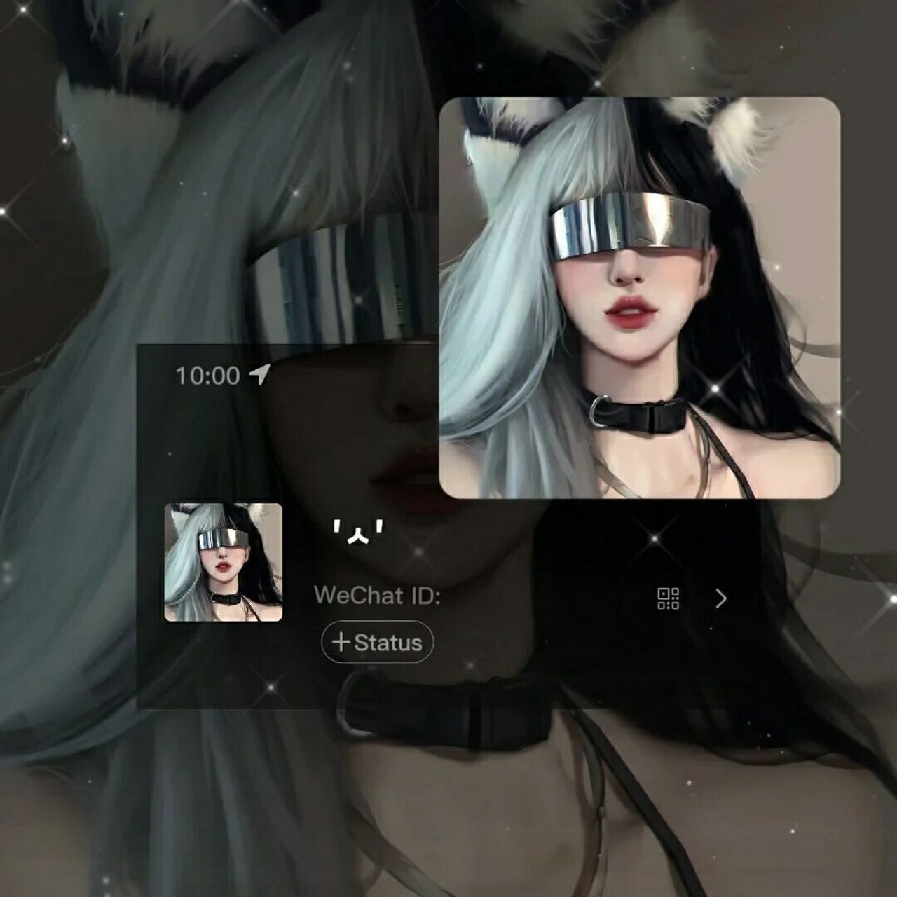 漫画女头像.酷拽.绝了 5.