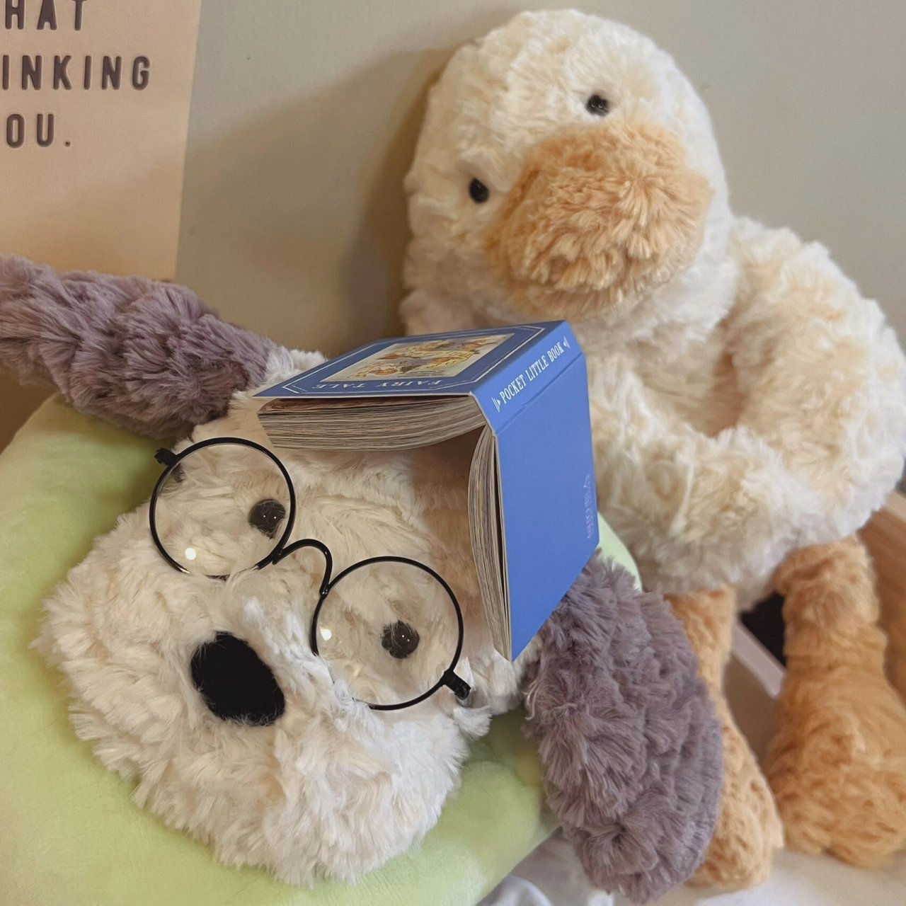 可爱小狗5|jellycat 混入一只小鸭鸭🐤 #jellycat# #jellycat小狗# 