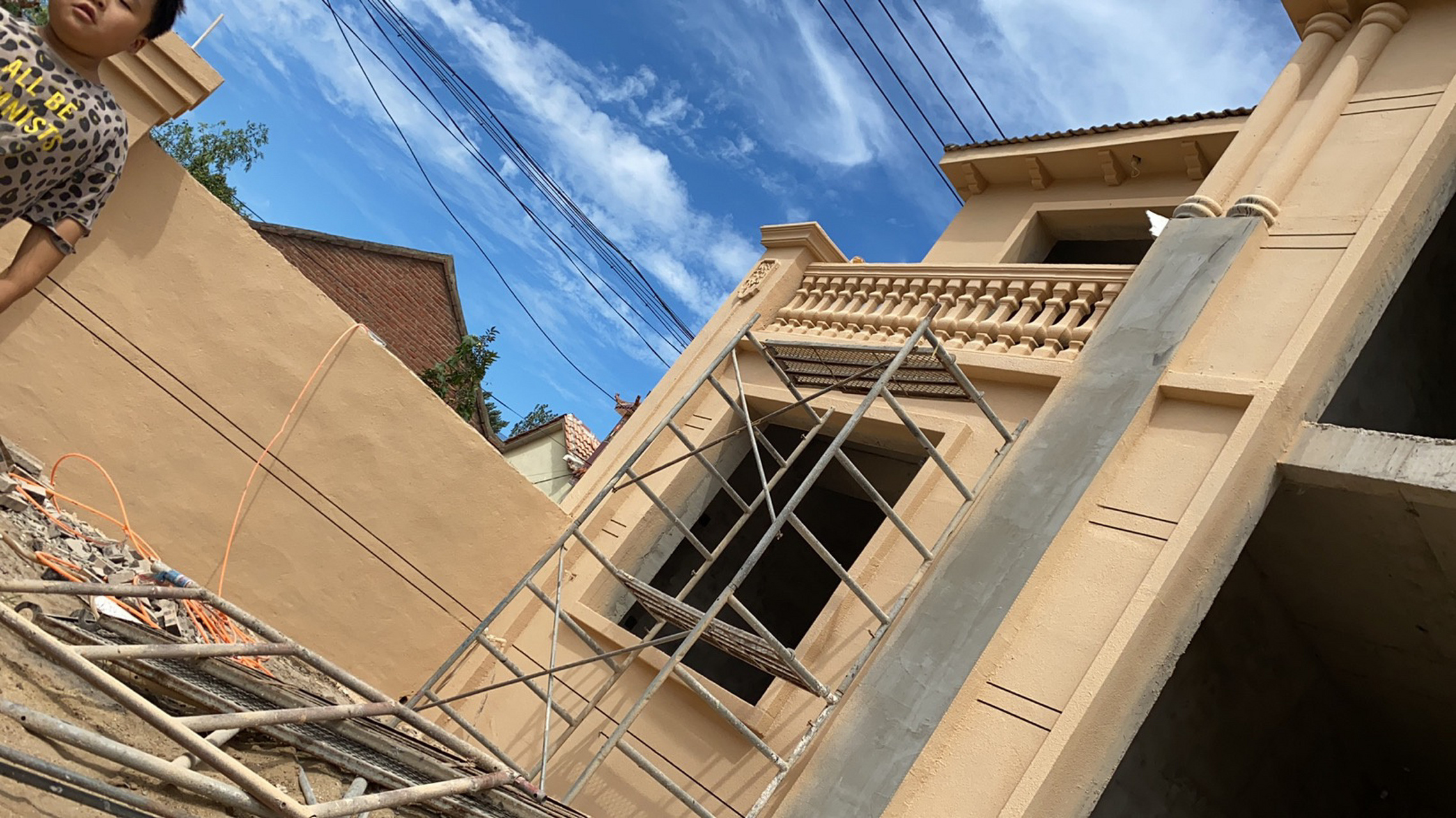 农村自建房真石漆一万多搞定96 不喜欢的请划走,谢谢,不喜勿喷.