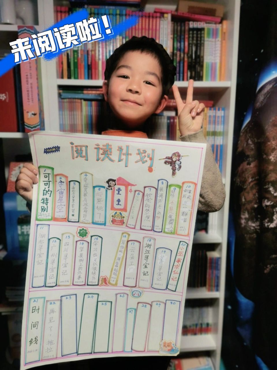 阅读计划表,走起! 哈喽大家好,我是汤包妈, 一个二年级男孩的家长.