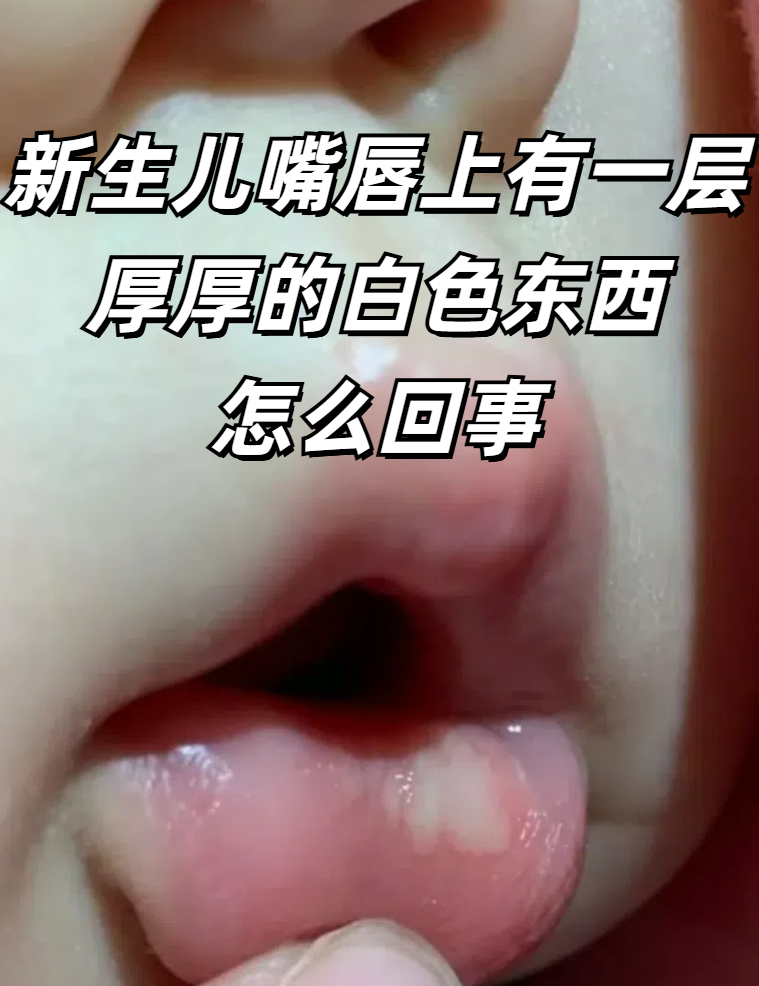 新生儿嘴唇上有一层厚厚的白色东西怎么回事