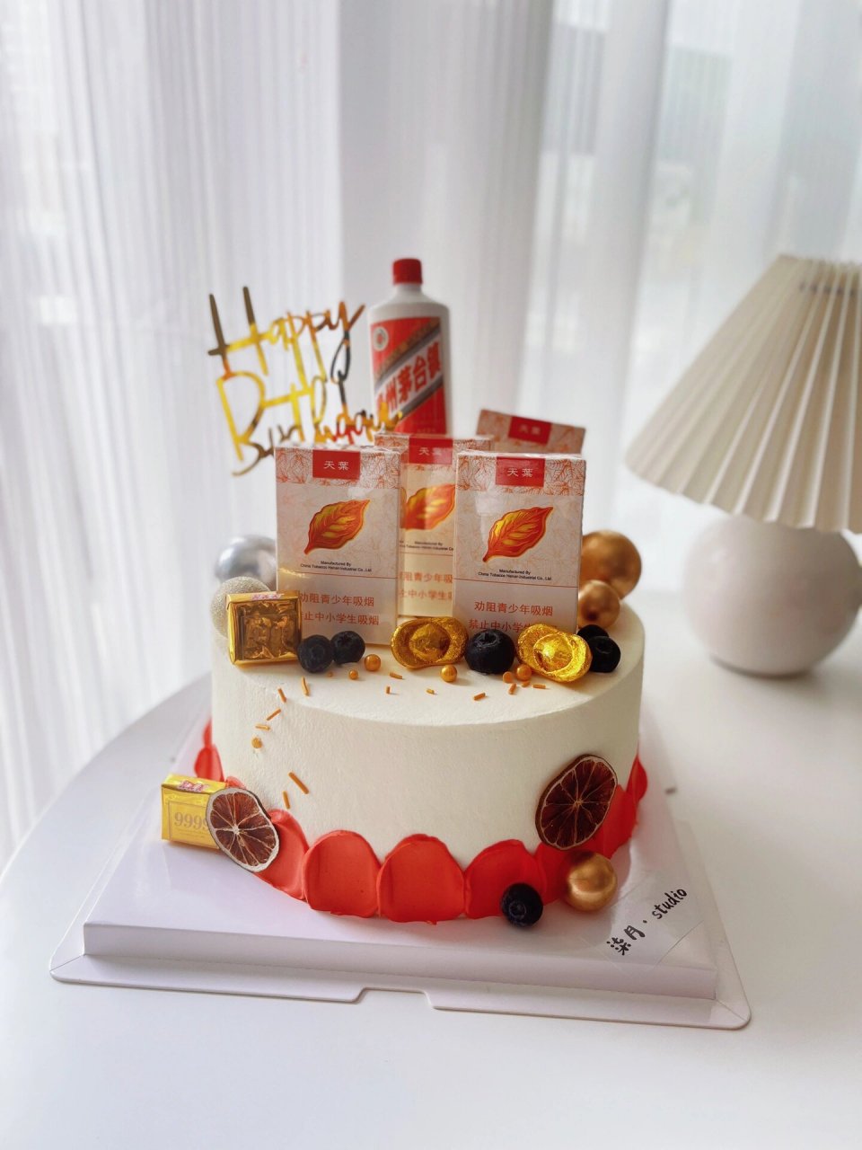 男士40岁生日蛋糕