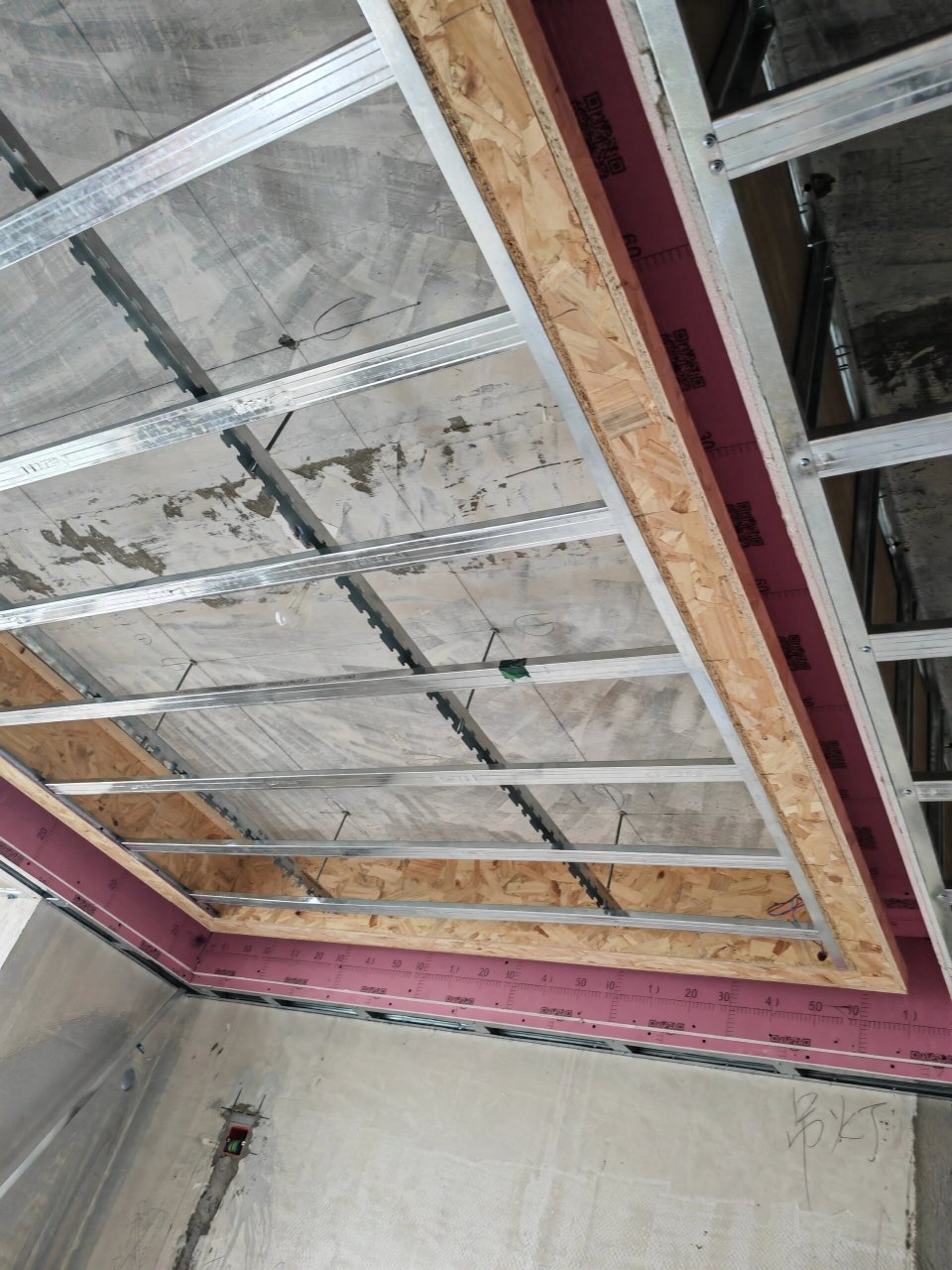 轻钢龙骨双层石膏板吊顶yyds 真的很好看 然后我老公为了给业主省钱