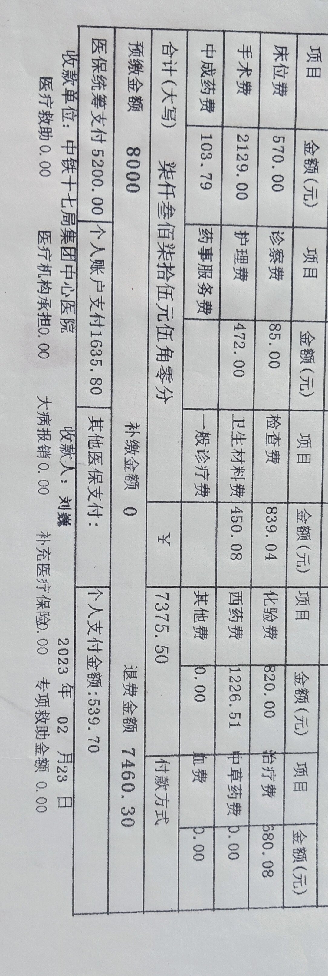 生育保险费用清单图片图片