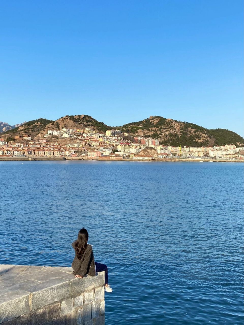 青岛拍照|沙子口休闲广场海滩99 " 面朝大海的浪漫 "  97 	 99