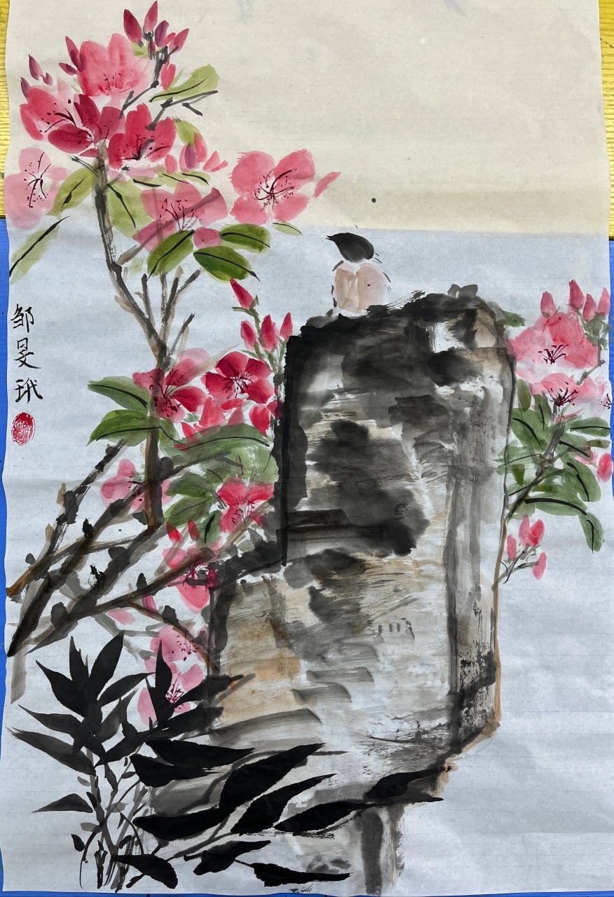 学生作品7-10岁国画写意 国画写意