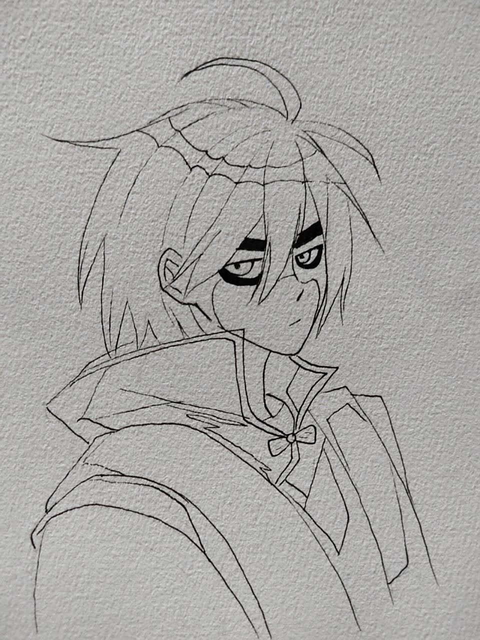 《伍六七手绘有步骤》 不小心把画蹭上了颜料,它不干净了 让我看看