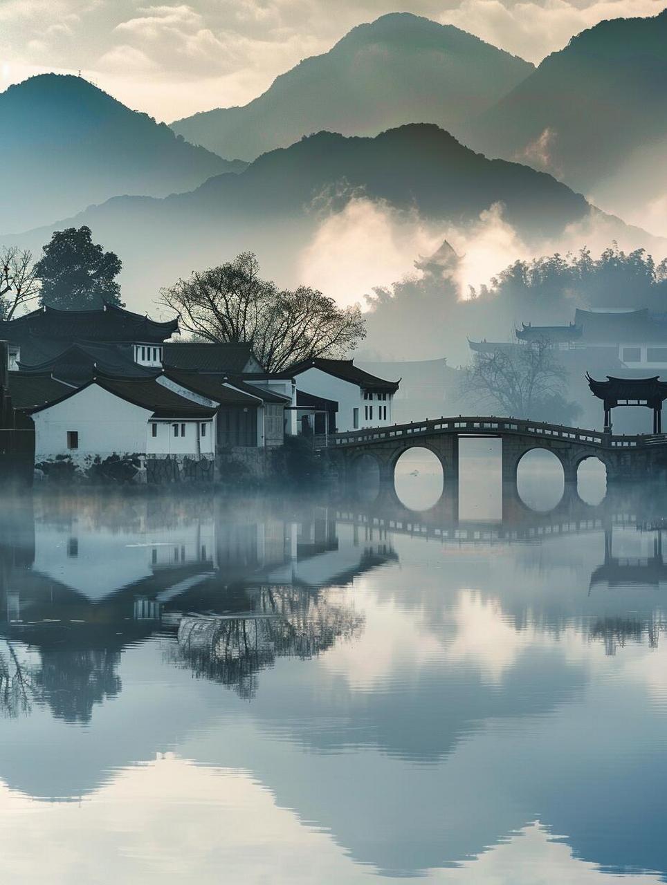 治愈系风景#0202#江南水乡#0202#江南#0202#烟雨江南