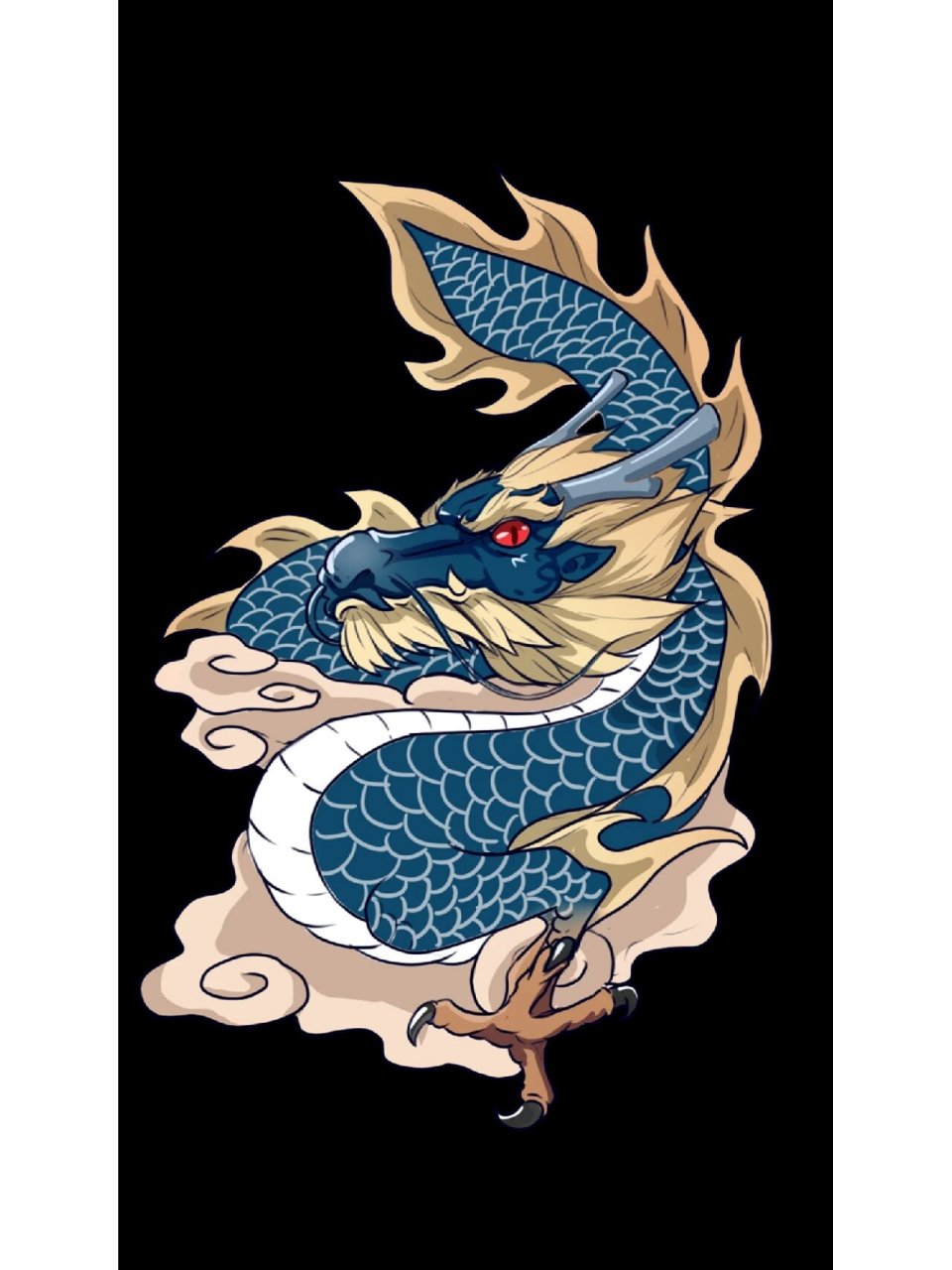 国风素材/高清免抠/龙图 96龙是中国神话中具有权威象征的神异动物