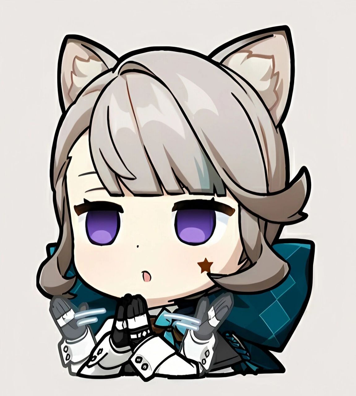 琳妮特表情包:40 o 40 「进入待机模式,希望不要有人来打扰我」