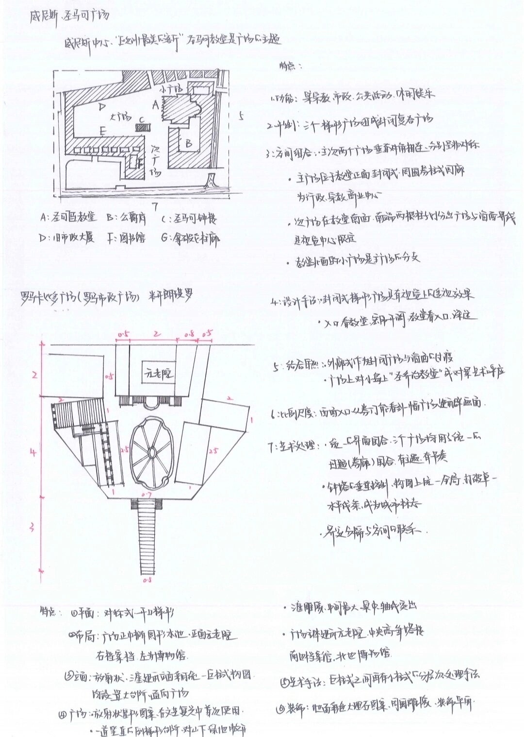 圣马可广场平面简图图片