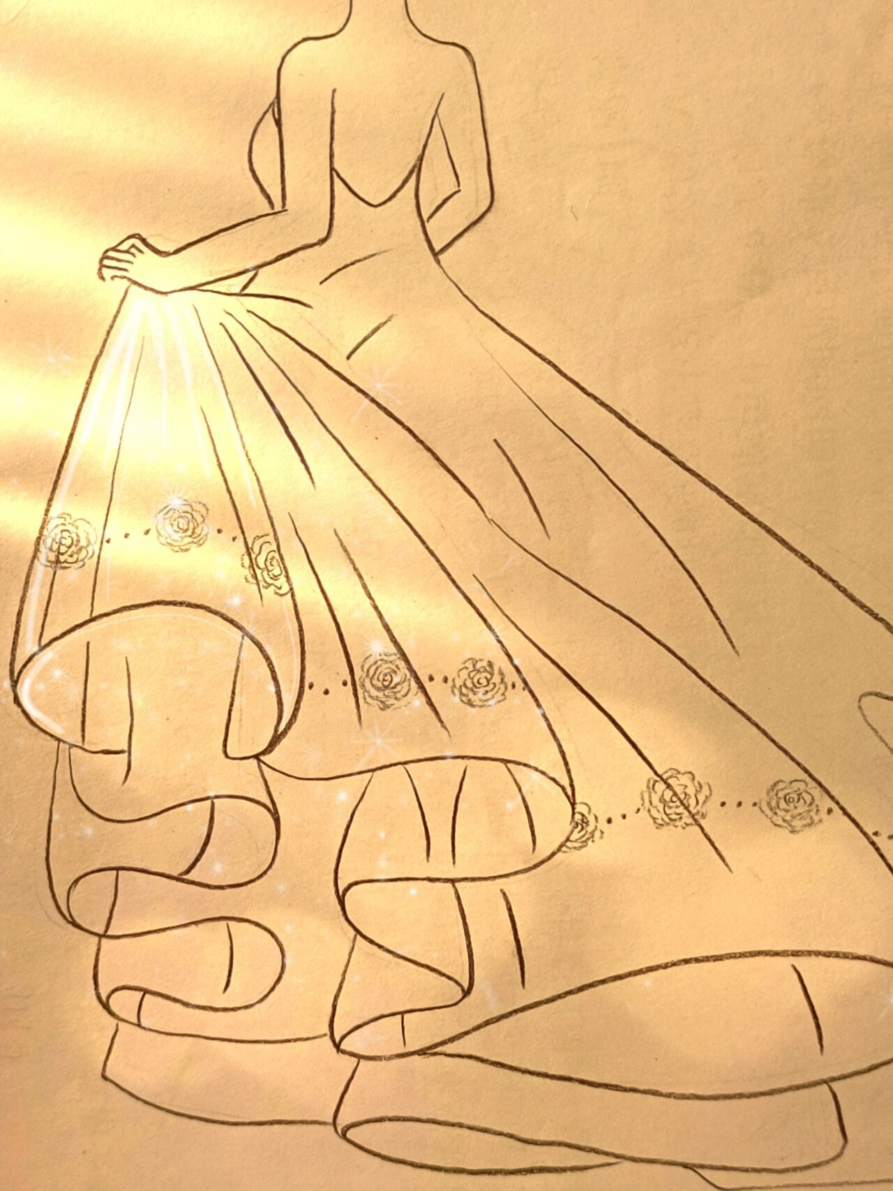 小裙子简笔画教程