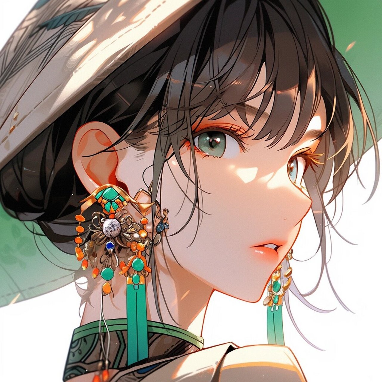 精致女生头像分享,漫画女生,美炸了～ 图片均原创,未经允许不可商用