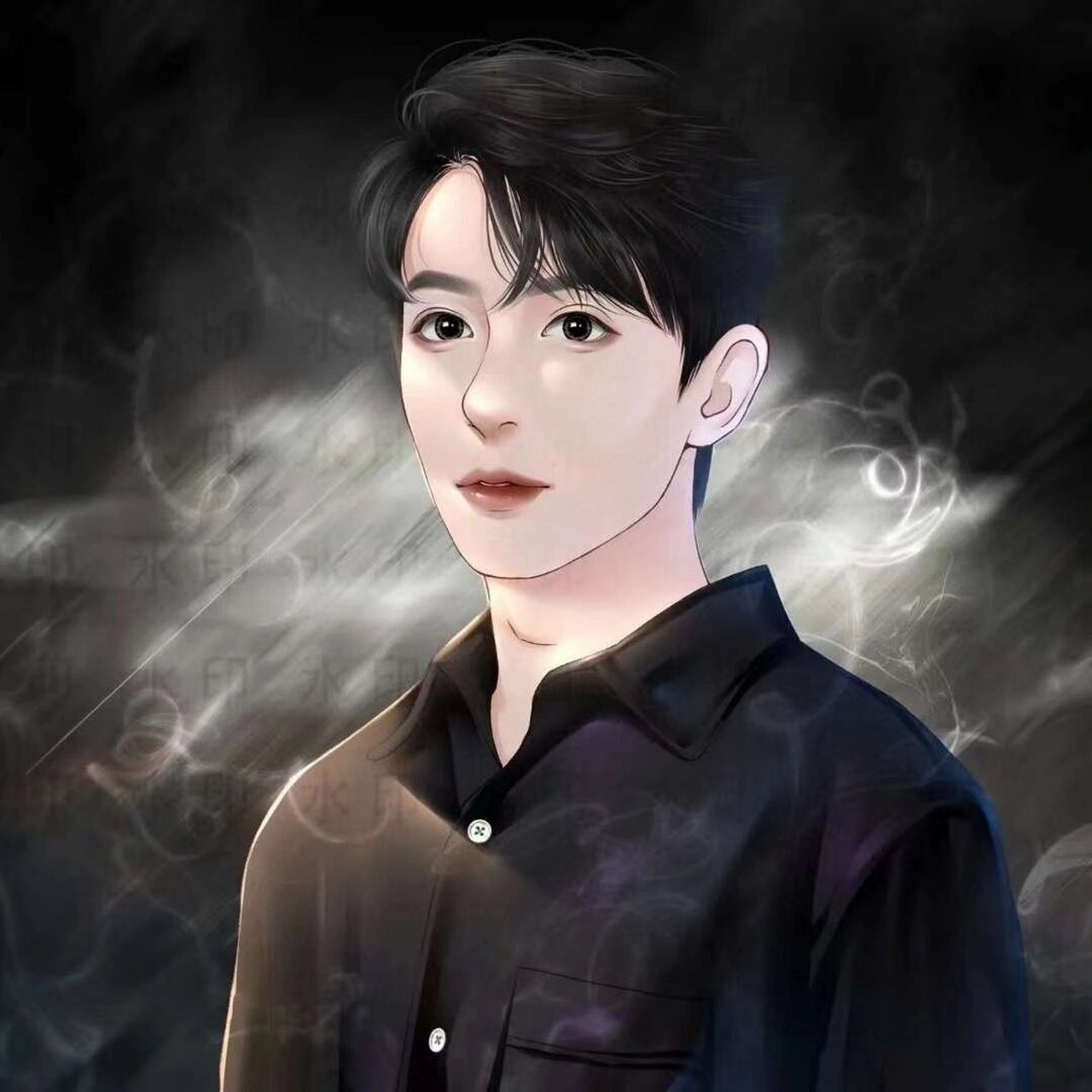 男生头像/手绘头像/高冷男头 请保持你心里的光,因为你不知道谁会借此