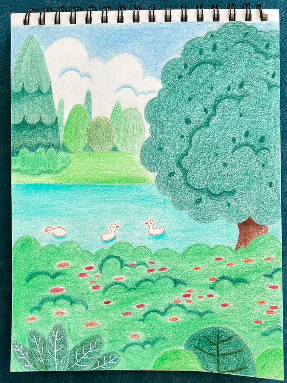 彩铅画(临摹手绘) #手绘# #简笔画# #插画# #彩铅手绘# #彩铅画