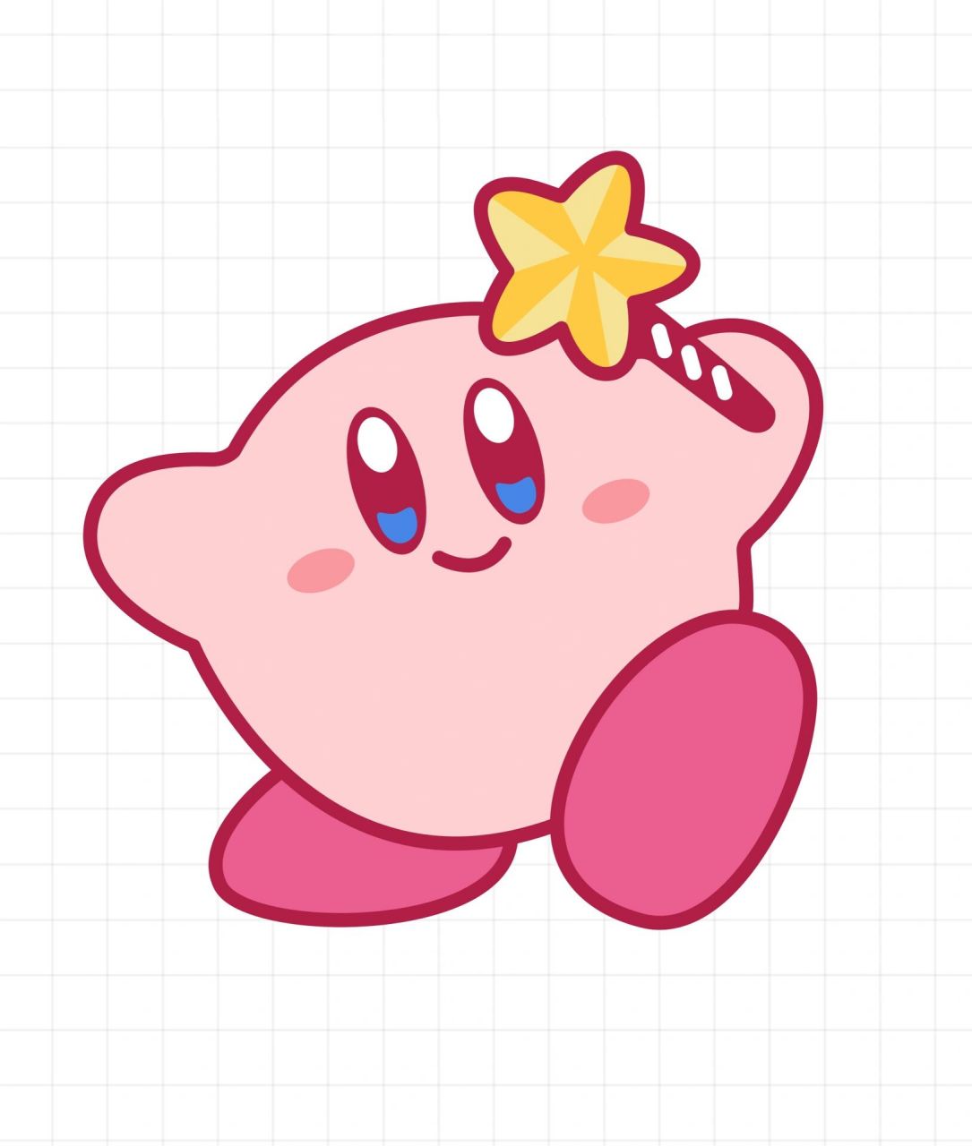 简笔画星之卡比 超可爱的星之卡比简笔画,你最喜欢哪一只?