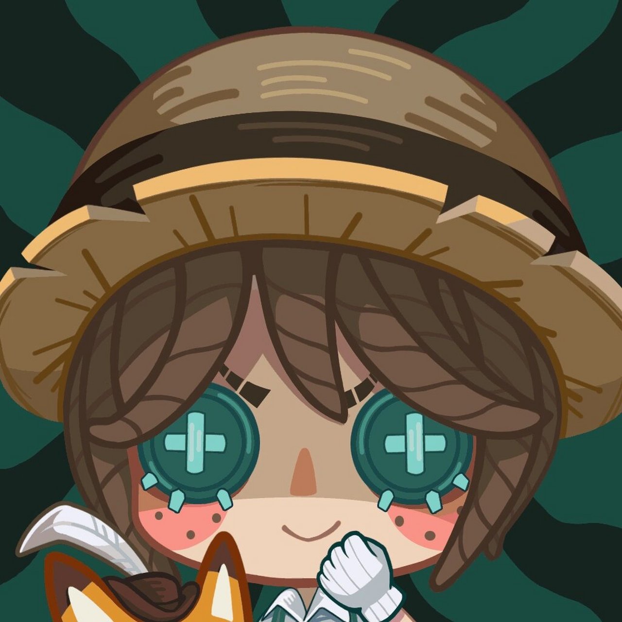 第五人格园丁头像 可爱园丁的头像是个动图呀截出来有三个头像哈哈