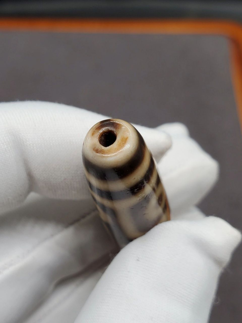 顶级上肯老一代纯手工台湾牙黄老九眼天珠 【精品福利秒杀】极品高货